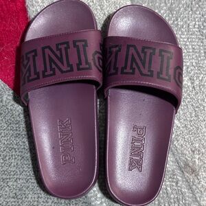 PINK burgundy slides